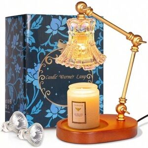 Elegant Gold Candle Warmer Lamp